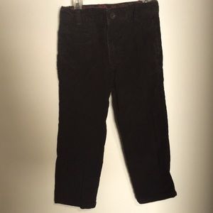 3T boys black corduroy dress pants